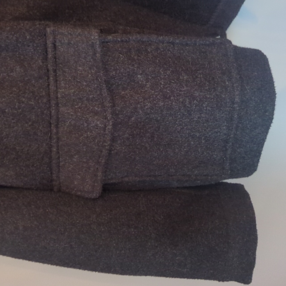 Banana Republic Melton Pocket Dark Gray Jacket - Picture 3 of 7